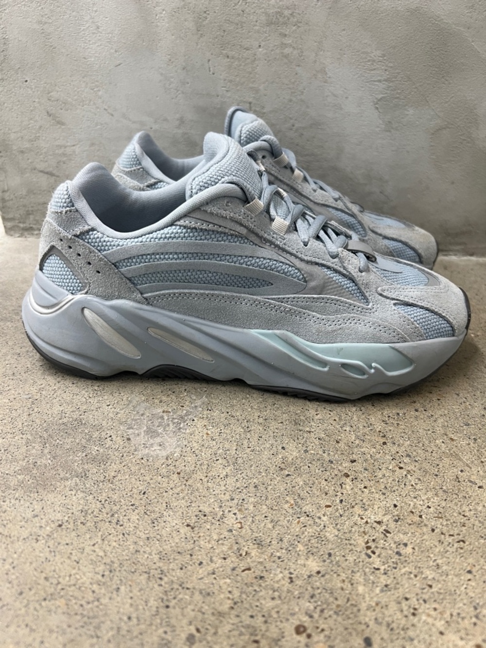 Yeezy Women’s Light Gray Low-Top Sneakers